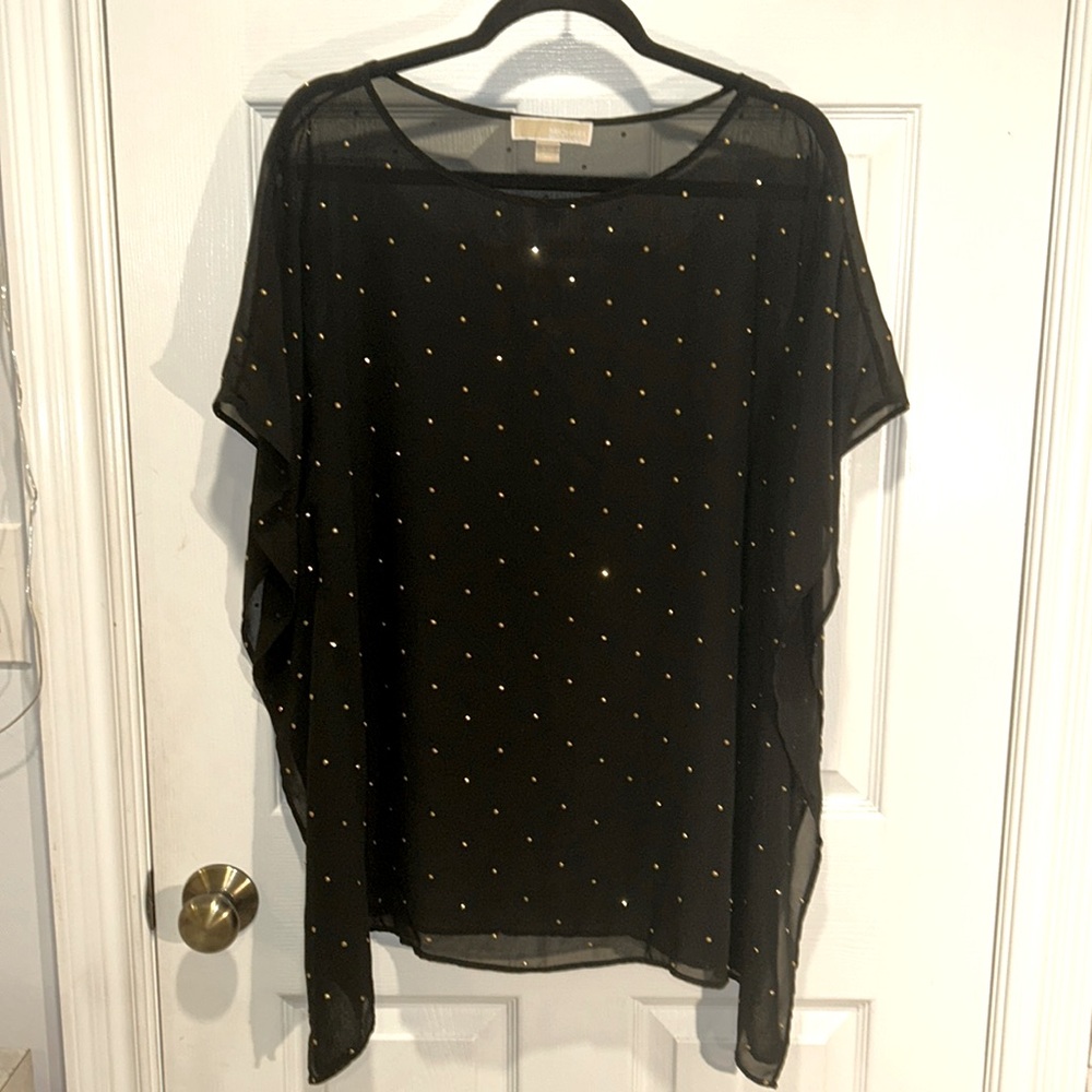 Michael Kors sheer blouse/coverup